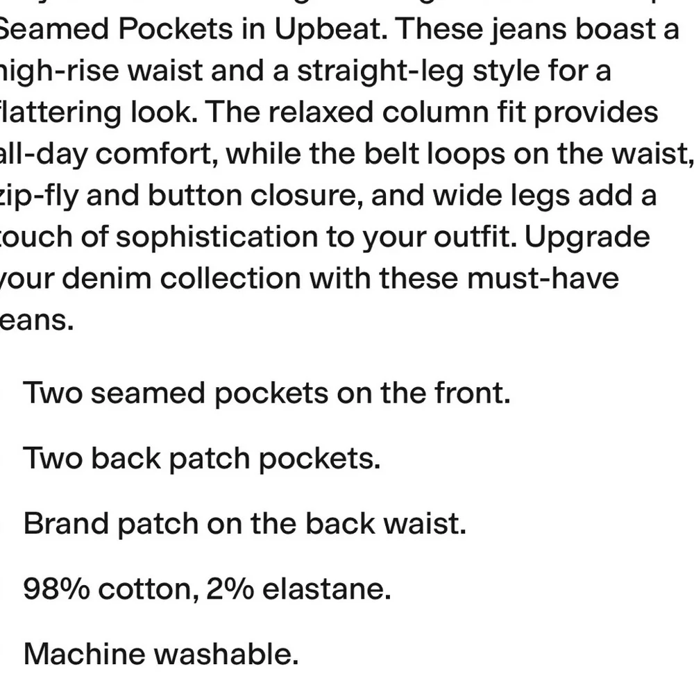 PAIGE Sasha Wide Leg Women's Jeans in Upbeat. Worn once perfect!! 26 x 30 - Picture 6 of 6